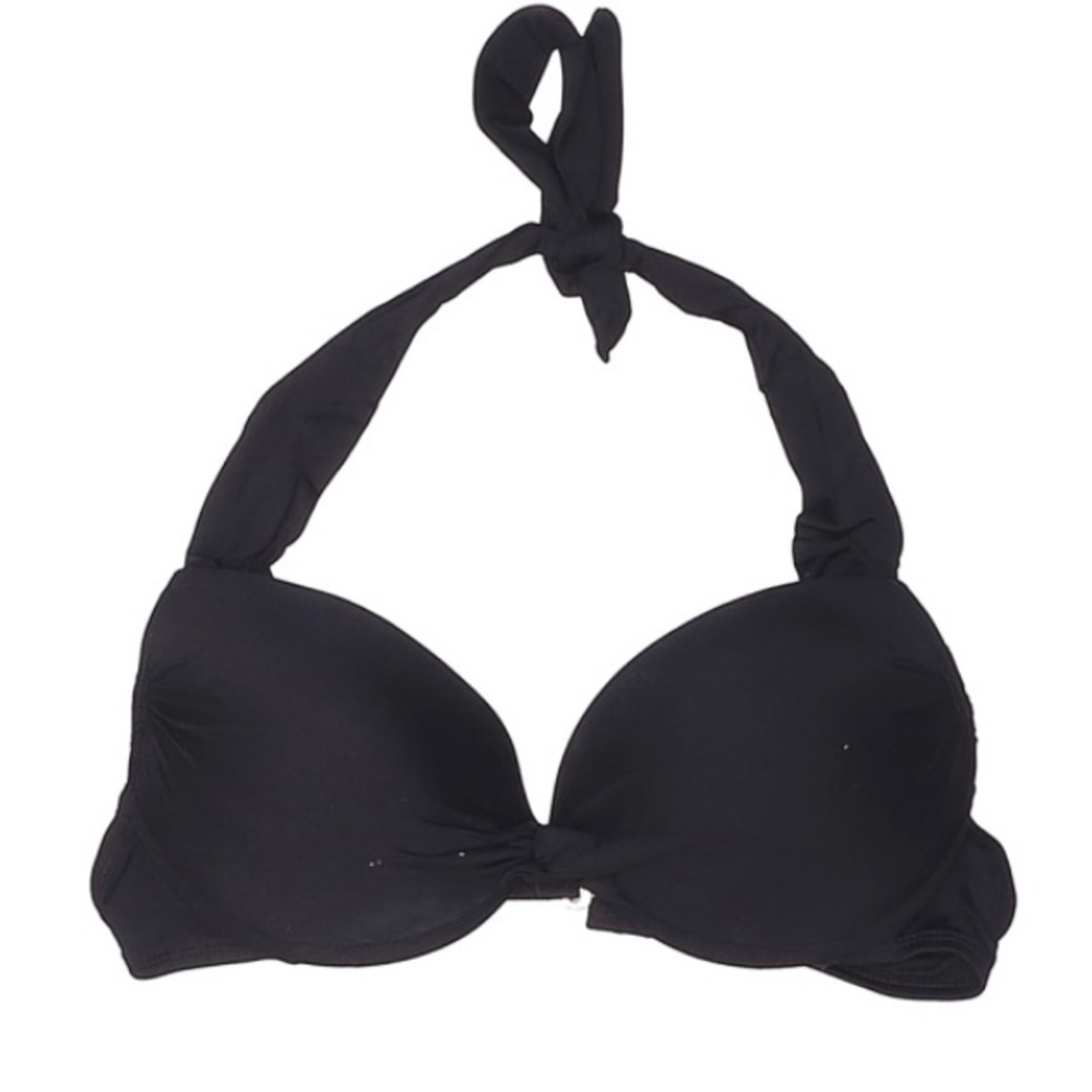 3/$15 [Apt 9] Padded Black Halter Bikini Top